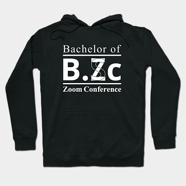 Bachelor of Zoom University Hoodie by 13Lines Art